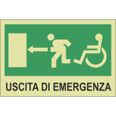 segnaletica exit fotoluminescente uscita di emergenza autoadesivo segnaletica exit fotoluminescente uscita di emergenza autoadesivo
